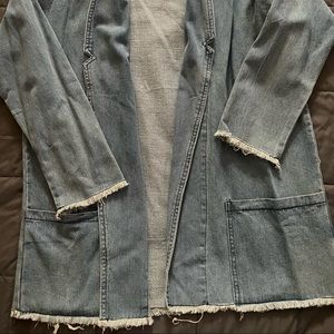 POL denim blazer